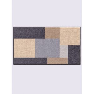 Paillasson pour int&eacute;rieur et zone ext&eacute;rieure couverte - helline home - taupe-gris - Taille 2