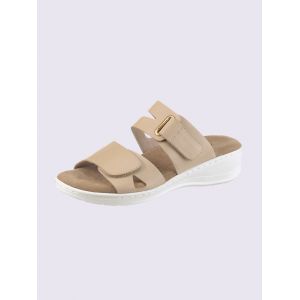 Mules largeur g* - airsoft modern+ - beige - Taille 36