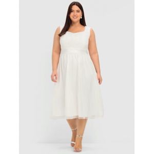 Robe de soir&eacute;e - Sheego - offwhite - Taille 48