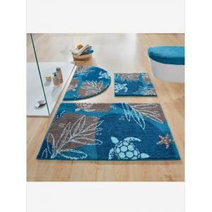 Tapis de bain - helline home - bleu p&eacute;trole - Taille 1
