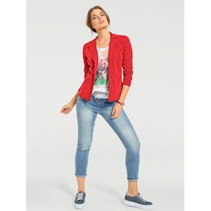 Blazer en jersey coupe sobre pour un look décontracté tendance - Linea Tesini - corail - Taille 38