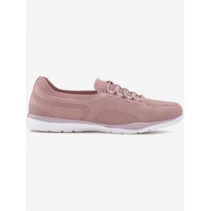 Baskets sneakers avec rubans élastiques pour faciliter l'enfilage - LASCANA - vieux rose - Taille 41