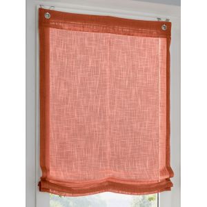 Store-bateau &agrave; &oelig;illets - helline home - terre cuite - Taille 4