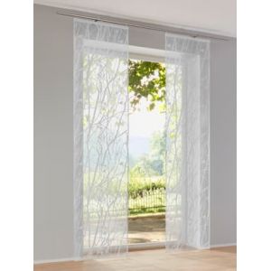Panneau-rideaux rideaux coulissants modernes - helline home - blanc - Taille 2