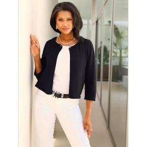 Bol&eacute;ro 70% viscose - Fair Lady - noir - Taille 50