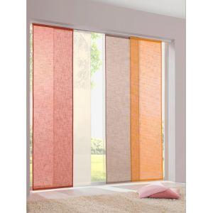 Panneau-rideaux imitation lin de qualit&eacute; - helline home - jaune curry - Taille 1