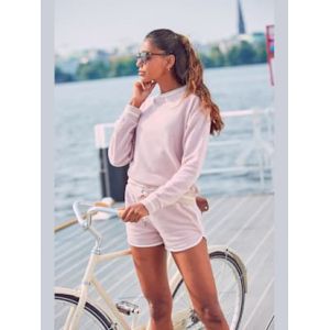 Short décontracté short au style universitaire - LASCANA - rose - Taille 34/36
