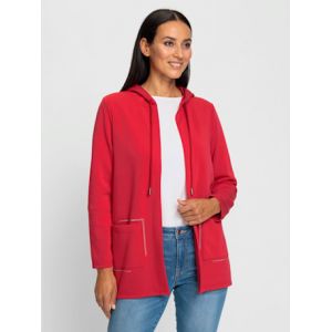Veste l&eacute;g&egrave;re 50% modal - Rick Cardona - fraise - Taille 40