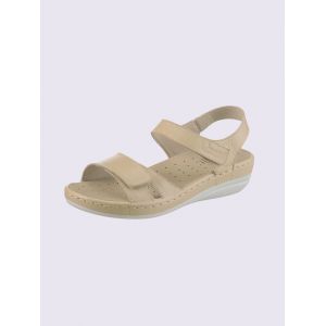 Sandales largeur g* - airsoft comfort+ - beige - Taille 36