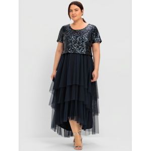 Robe de soir&eacute;e - Sheego - bleu nuit - Taille 50