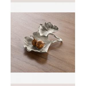 Coupelle &eacute;l&eacute;ment d&eacute;coratif tendance pour les salons - helline home - couleur argent - Taille 0