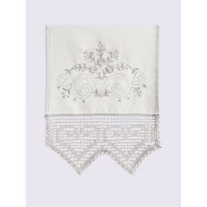 Panneau coulisse pour la tringle &agrave; rideaux - helline home - blanc - Taille 5