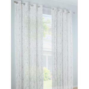 Store d&eacute;coratif superbe store - helline home - couleur argent - Taille 3