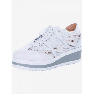 Chaussures &agrave; lacets de fabrication espagnole -  - blanc - Taille 38