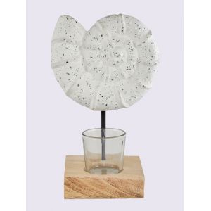 Photophore article d&eacute;co tendance - helline home - blanc-ivoire - Taille 0