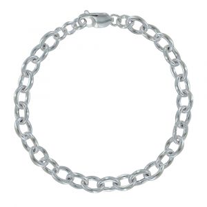 Bracelet Argent 925 Gourmette Gros Maillons