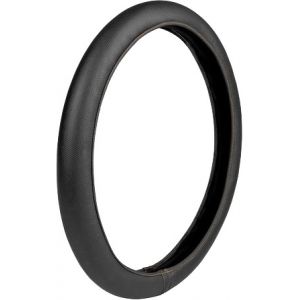 LAMPA - Couvre-volant SKIN noir couture beige 44/46cm - 936357