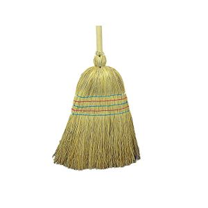 TOPCAR - Balai paille de riz 5 fils, support poire roul&eacute;e - 060110