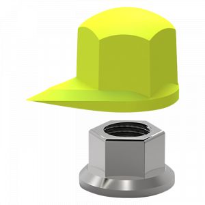 TIPTOP - Indicateur desserrage et cache &eacute;crou jaune 33 mm - 8702633