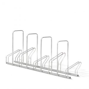 MOTTEZ - R&acirc;telier sur 2 niveaux c&ocirc;te &agrave; c&ocirc;te pour 5 v&eacute;los - B200AR