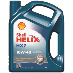 SHELL - Huile moteur Helix HX7 10W40 - Bidon de 5 litres - 550041040