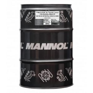 MANNOL - Huile moteur synth&eacute;tique 5W30 API SN Plus pour TOYOTA LEXUS - F&ucirc;t de 60 litres - MN7709-60