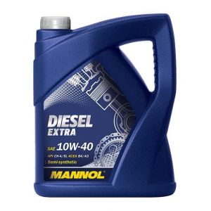 MANNOL - Huile moteur DIESEL EXTRA 10W40 - Bidon de 5 litres - MN7504-5