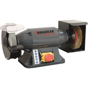 DRAKKAR-EQUIPEMENT - Touret &agrave;  meuler meule/brosse &agrave; 150mm - 15526