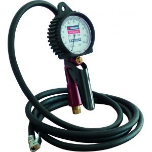 SCHRADER - Pistolet de gonflage sp&eacute;cial poids lourds tuyau 3m raccord femelle 1/4'' - 17114