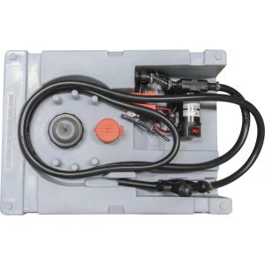 SODILUB - Cuve de ravitaillement gasoil 200L + Pompe et pistolet manuel - Sans capot - 08612