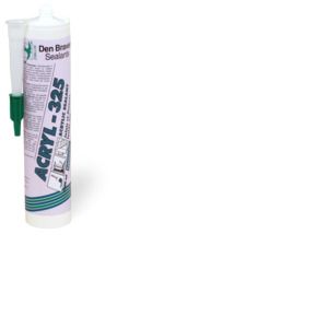 DEN BRAVEN - ACRYL 325 - Mastic Acrylique joints et fissures - Gris 300ml - 03181316ZW25