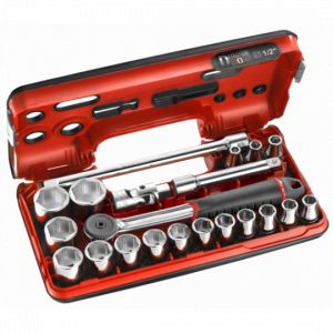 FACOM - Coffret dbox cliquet &eacute;tanche + douilles 1/2'' 6 pan - S.161DBOX1PB
