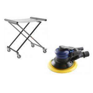 FACOM - Pack carosserie : chevalet multi fonctions CR.S7 + ponceuse orbitale pneumatique diam&egrave;tre 150mm V.252F - PACK.CAR19IM