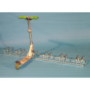 MOTTEZ - R&acirc;telier au sol pour 6 trottinettes - B059V