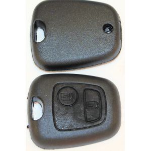Coque de cl&eacute; adaptable pour Peugeot 406, Peugeot 607 2 boutons Klemax r&eacute;f&eacute;rence: PSA23