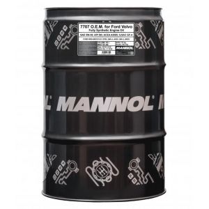 MANNOL - Huile moteur O.E.M - 5W30 - F&ucirc;t de 60 litres - FORD/VOLVO - MN7707-60