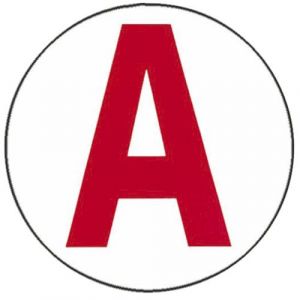 Sticker ''A'' moto ALTIUM 651516