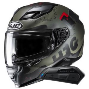 Casques int&eacute;graux F71 Faco MC1SF + Kit Bluetooth Smart 11B