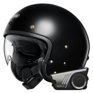 Casques Jet J.O2 Black + Kit bluetooth 60S Harman Kardon