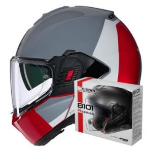 Casques modulables N120-1 Grafo 349 + Kit Bluetooth B101R