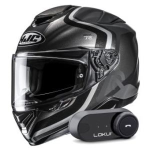 Casques int&eacute;graux RPHA 72 Ernem MC5 + Kit Bluetooth Lokui K30