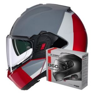 Casques modulables N120-1 Grafo 349 + Kit Bluetooth B602R