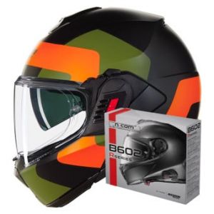 Casques modulables N120-1 Omocromo 345 + Kit Bluetooth B602R