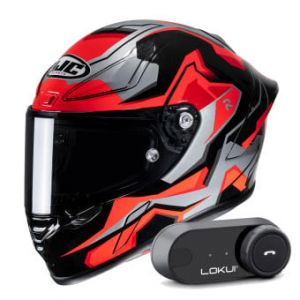Casques intégraux RPHA1 Nomaro MC1 + Kit Bluetooth Lokui K30