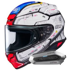 Casques int&eacute;graux NXR2 RX-78-02 Gundam TC10 + Intercom Sena SRL-EXT Harman Kardon