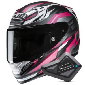 Casques int&eacute;graux RPHA 12 Dravix MC8SF + Kit Bluetooth BT Mini