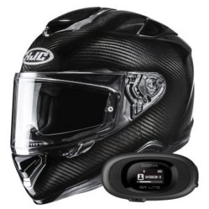 Casques int&eacute;graux RPHA 72 Carbon Black + Kit bluetooth 5R Lite Solo