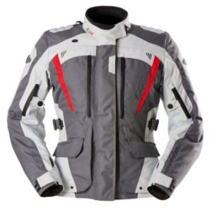 Vestes moto Apalaches Lady Evo Grey Pearl Red