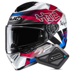 Casques int&eacute;graux RPHA 72 Goldy MC21 + Kit Bluetooth BT Mini