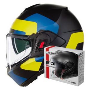 Casques modulables N120-1 Omocromo 346 + Kit Bluetooth B101R